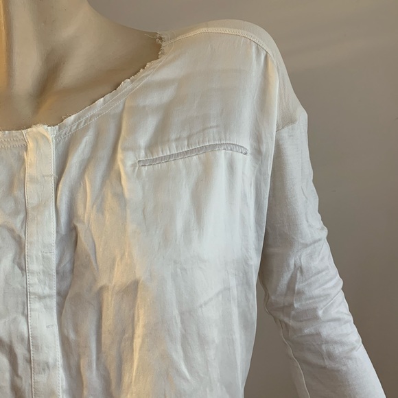 Silk white top - Picture 3 of 7